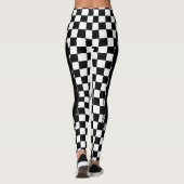 Checker Pattern-Leggings -Racing- Sport-women Leggings (Achterkant)