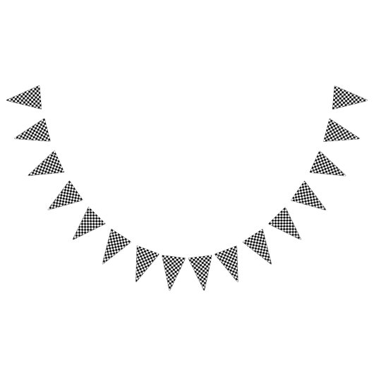 Checker Pattern Race Car Theme Vlaggetjes (Alle)