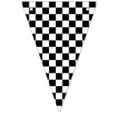 Checker Pattern Race Car Theme Vlaggetjes (Tweede vlag)