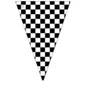 Checker Pattern Race Car Theme Vlaggetjes (Eerste vlag)