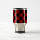 Checker Pattern Travel Mug Reisbeker (Center)