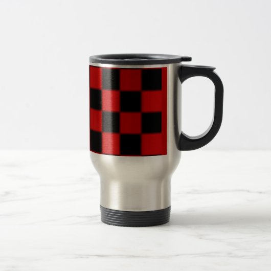 Checker Pattern Travel Mug Reisbeker (Rechts)