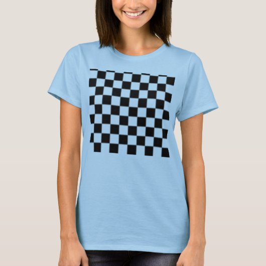 Checker Pattern Women's Shirt (Voorkant)