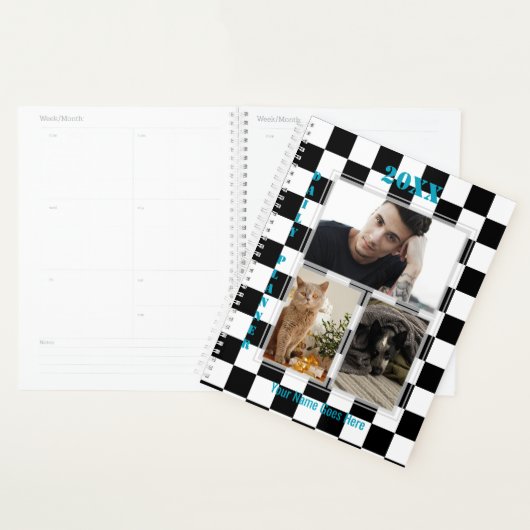 Checker Photo Daily Planner - HAMbWG (Display)