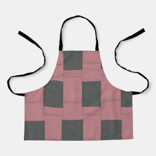 Checker Pink Flower Abstract Schort