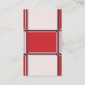 Checker Race Flagers Pink Squares Visitekaartje (Achterkant)