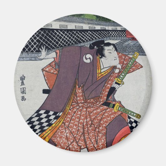 Checker Samurai Magneet (Voorkant)