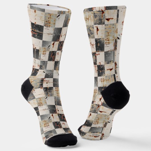Checker Sokken Kijk in elke kleur! HAMbyWG (Gebogen)