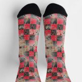 Checker Sokken Kijk in elke kleur! HAMbyWG (Top)