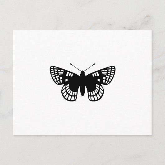 Checker Spot Butterfly Briefkaart (Voorkant)
