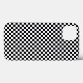 Checker Square Illusion Black en White Case-Mate iPhone Case (Achterkant (horizontaal))