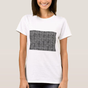 Checker Square Seamless Checkerboard Optical Party T-shirt