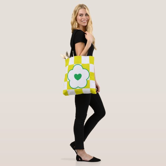 CheckerBoard boodschappentas Tote Bag (Op model)