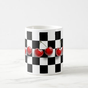 Checkerboard Cherries Mok