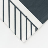 Checkerboard controleert strepen geruit fleece deken (Hoek)