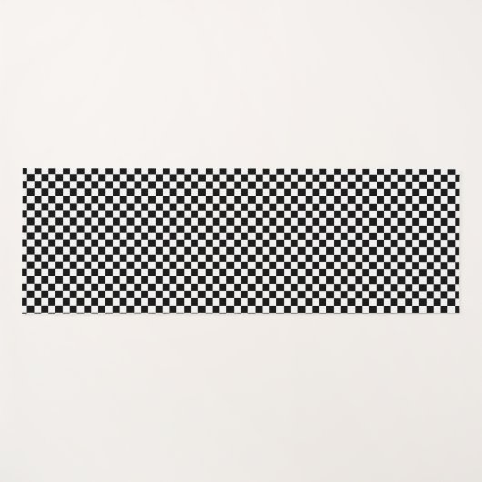 checkerboard design Yoga Mat (Voorkant (horizontaal))