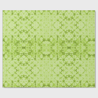 Checkerboard Fortune Teller Mirror Chartreuse Cadeaupapier