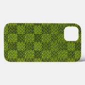 Checkerboard harten patroon in Lime Green Case-Mate iPhone Case (Achterkant (horizontaal))