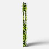 Checkerboard harten patroon in Lime Green Case-Mate iPhone Case (Achterkant / Links)