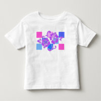 Checkerboard Hibiscus Hawaiian Floral