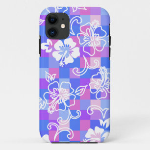 Checkerboard Hibiscus Hawaiian iPhone 5 Casemate Case-Mate iPhone Case