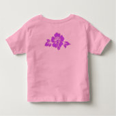Checkerboard Hibiscus Peuter & baby T - shirts (Achterkant)
