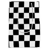 Checkerboard Home Rug of the Classic Elegance Medium Cadeauzakje (Achterkant)