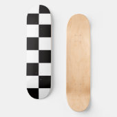 Checkerboard Home Rug of the Classic Elegance Persoonlijk Skateboard (Voorkant)