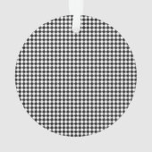 Checkerboard INITIALEN School Kleuren Sport Team Ornament (achterkant)