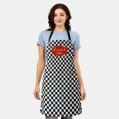 Checkerboard: Italiaanse keuken-Tsjetsjeen met naa Schort (Gedragen)