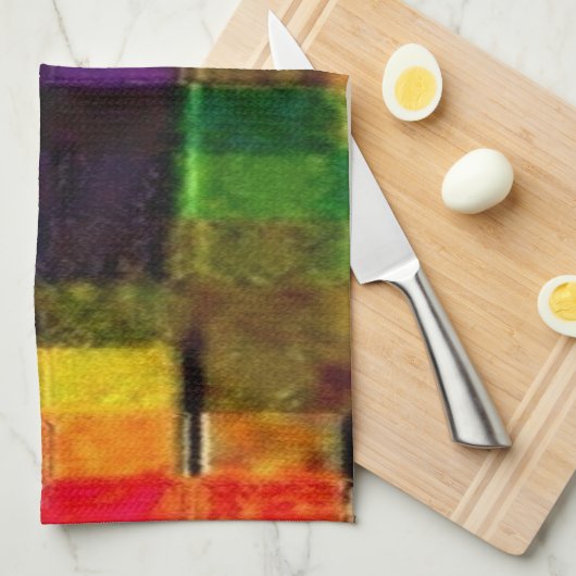 "Checkerboard" Keukenhanddoek (Quarter Fold)