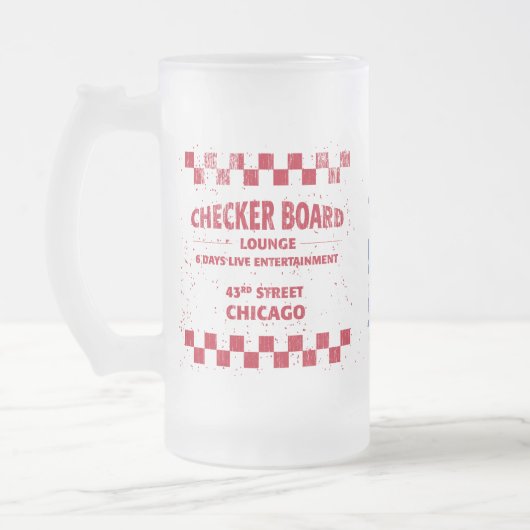 Checkerboard Lounge Chicago Matglas Bierpul (Links)