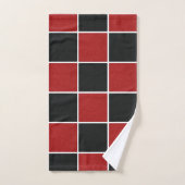 Checkerboard (meer opties) - bad handdoek (Handdoek)