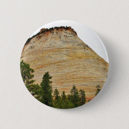 Checkerboard Mesa Zion Sandstone Ronde Button 5,7 Cm (Voorkant)