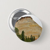 Checkerboard Mesa Zion Sandstone Ronde Button 5,7 Cm (Voorkant /achterkant)