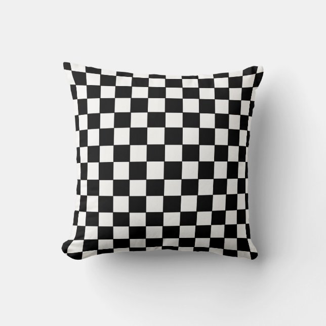 Checkerboard Pattern American MoJo Pillow Kussen (Voorkant)