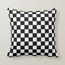 Checkerboard Pattern American MoJo Pillow