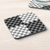 CHECKERBOARD PATTERN DRANKJES ONDERZETTER (Linkerzijde)