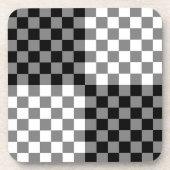 CHECKERBOARD PATTERN DRANKJES ONDERZETTER (Voorkant)
