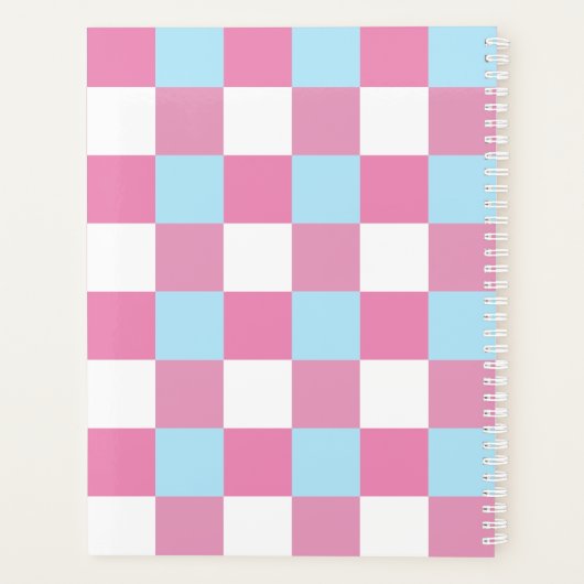Checkerboard Pattern  Planner (Achterkant)