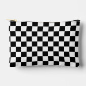 Checkerboard Personalized Name Pencil Case Etui (Voorkant)