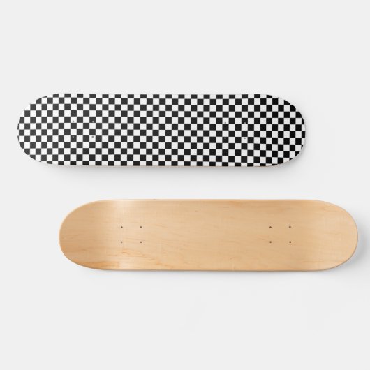 Checkerboard Persoonlijk Skateboard (Horizontaal)