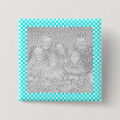 Checkerboard Photo Lijst Button (Voorkant)