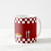 Checkerboard Pies Coffee-Mok Koffiemok (Voorkant rechts)