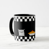 Checkerboard Pies Coffee-Mok Mok (Voorkant links)