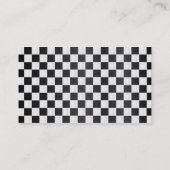 Checkerboard-profielkaart Visitekaartje (Achterkant)