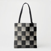 Checkerboard Textured Art Tas (Voorkant)
