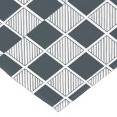Checkerboard Trendy Checkered Pattern Korte Tafelloper (Hoek)
