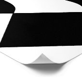 Checkerboard Wave Poster (Hoek)