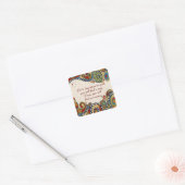 Checkerboard Whimsy Bevestiging Stickers (Envelop)